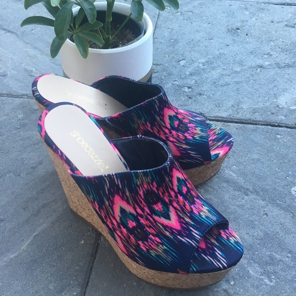 Boho cork wedges - Picture 3 of 10